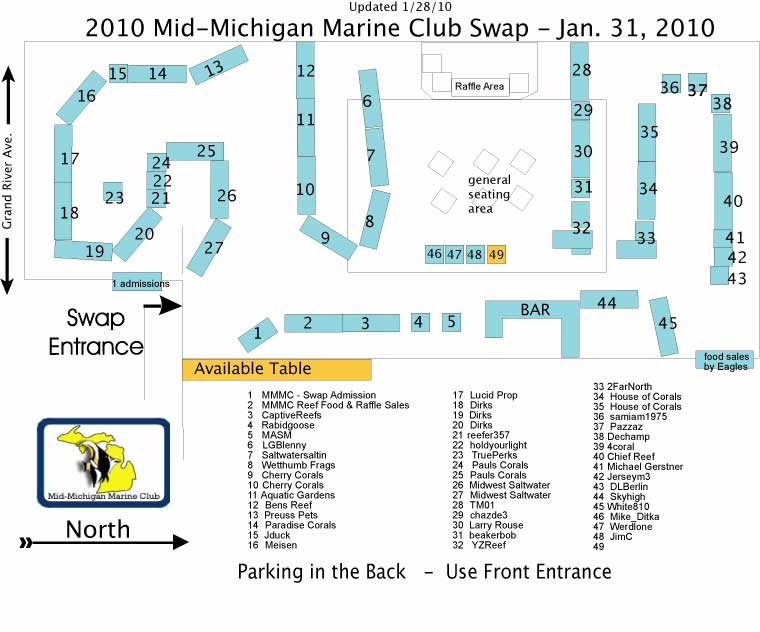 2010 swap plan draft - 4th Annual Mid-Michigan Marine Club Swap